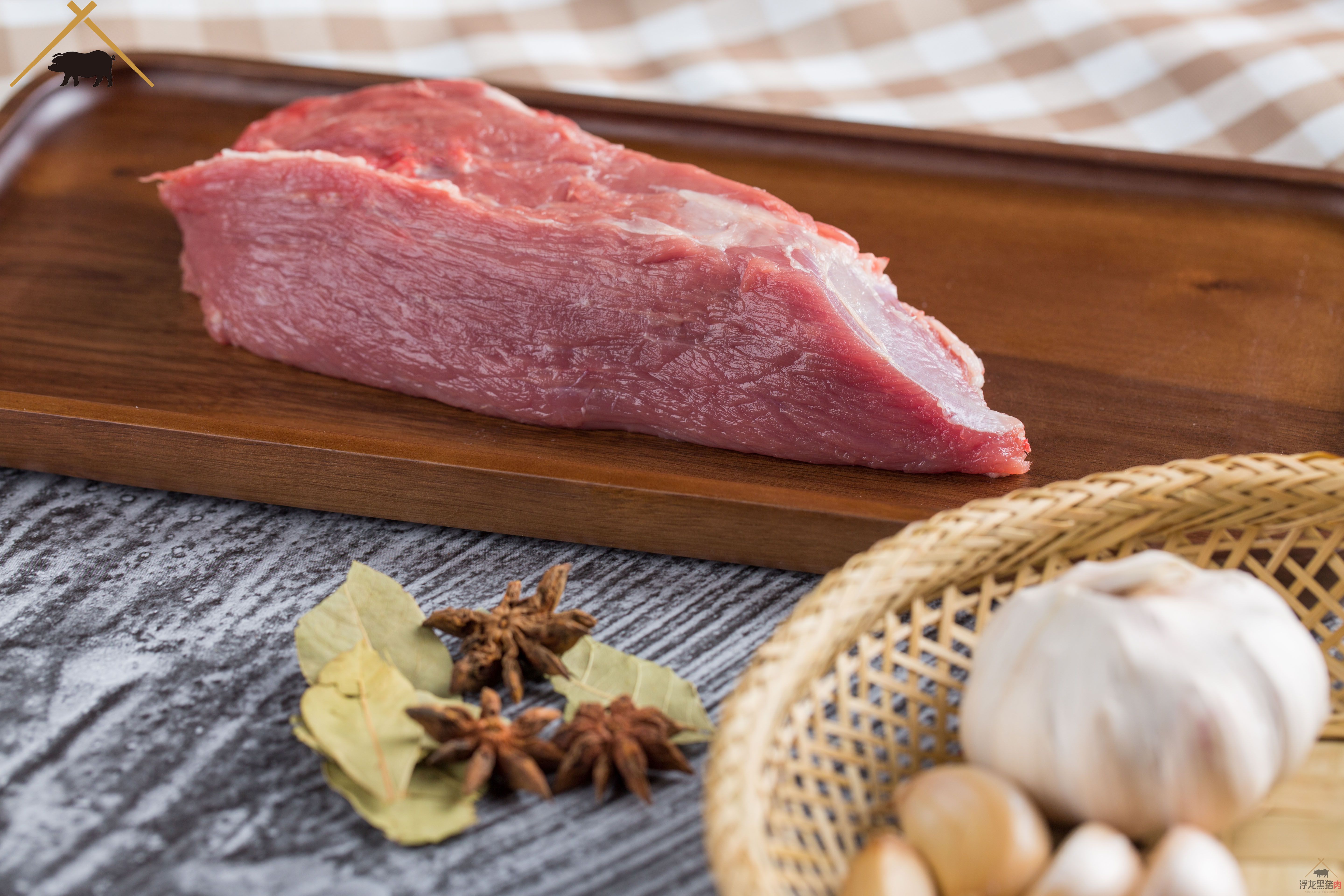 精瘦肉 生态黑猪肉(图2)